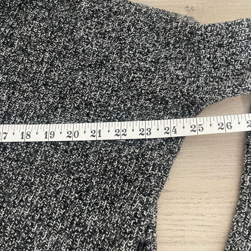 velvet Graham & Spencer | Marled One Button Wool Cashmere Blend Front Sweater - Picture 7 of 7